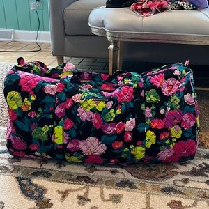 Vera Bradley Large Travel Duffel Havana Floral new no tags